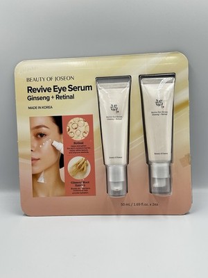 Beauty of Joseon Revive Eye Serum Ginseng Retinal Hydrating 50ml x 2 Pack Open B