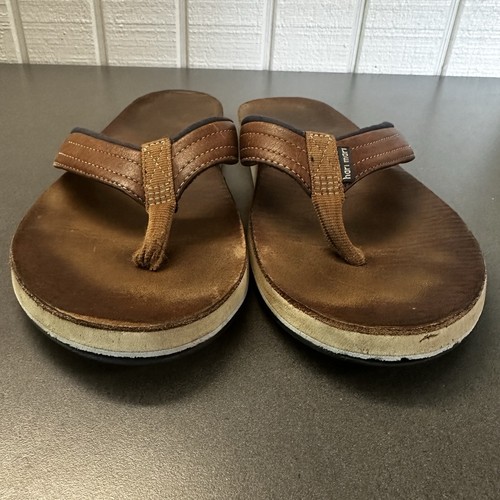 Infradito Hair Mari x Peter Millar edizione limitata tanga pelle uomo taglia 10 - Foto 6 di 24