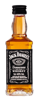 (93 /l) Jack Daniels Tennessee Whiskey 40% 0,05l Flasche