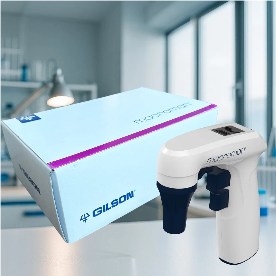 Gilson MACROMAN Pipette Controller 0.1-100mL Pipette Aid F110120 - Bild 1 von 2