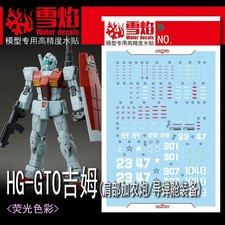 [Flaming Snow HG-81] Water Decal for HG 1/144 GM (Shoulder Cannon/Missile Pod)
