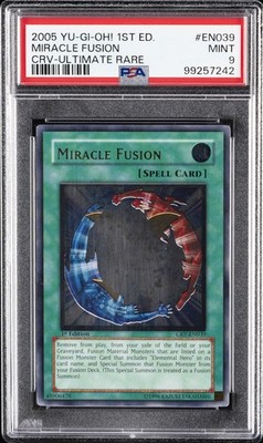 2005 YU-GI-OH! CRV-CYBERNETIC REVOLUTION #EN039 MIRACLE FUSION PSA 9