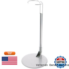 Plymor Dsp-15S Silver Adjustable Doll Stand Fits 25 26 27 28 29 30 31 32 33 And
