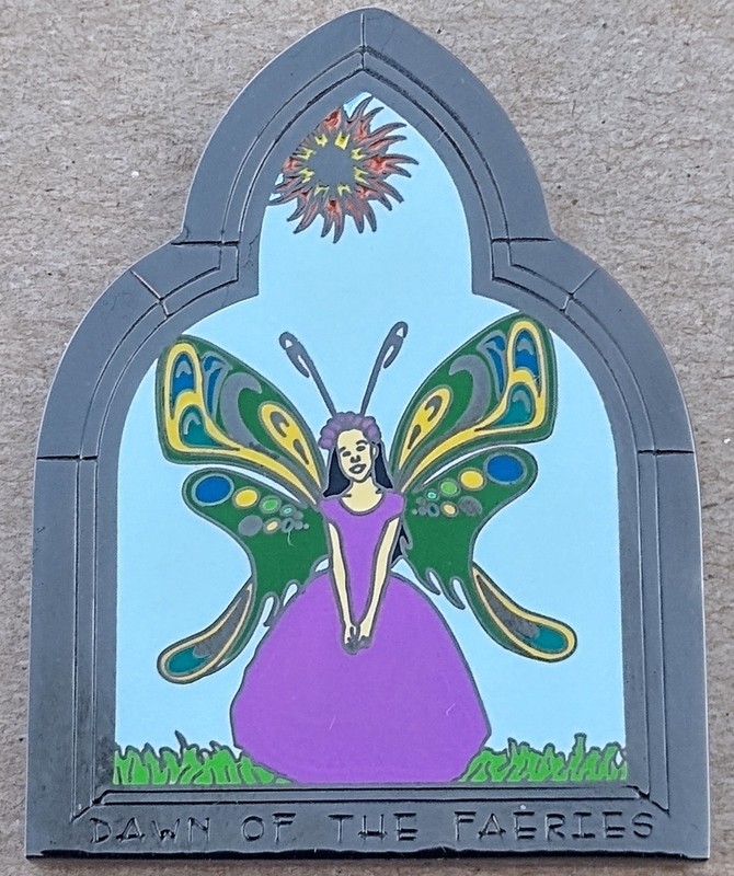 Dawn of the Fairies Geocoin - LE Black Nickel - Activated & Adoptable - TB2EEQC