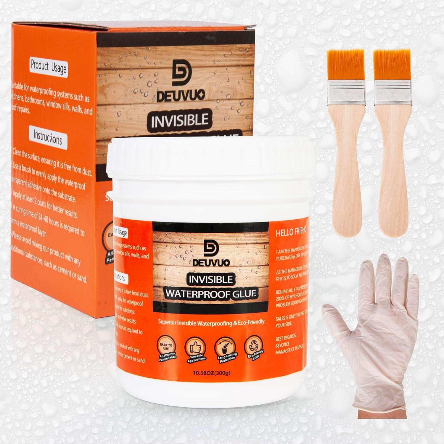 Transparent Waterproof Coating Agent, Anti-Leakage Invisible Sealant for Bathroo