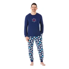 Member's Mark Family Sleep Men's 2-Piece Pajama Set Size XXL Blue