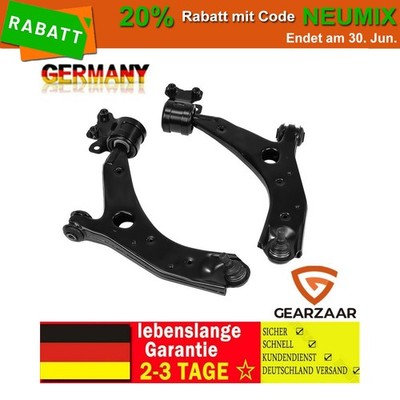 2x QUERLENKER VORNE LINKS+RECHTS MIT TRAGGELENK FÜR MAZDA 3 BK BJ 03-09 5 BJ 05-