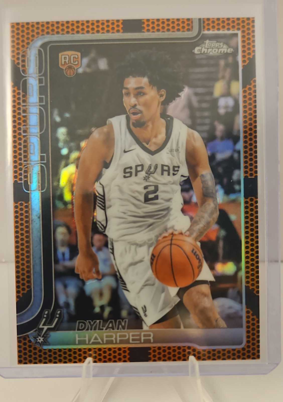 2025-26 Topps Chrome - Dylan Harper #252 Basketball Refractor (RC)