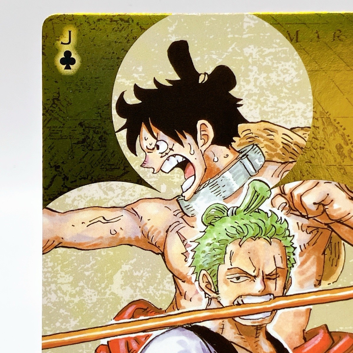 Luffy Zoro One Piece Golden Playing Cards Jump Festa Anime Manga