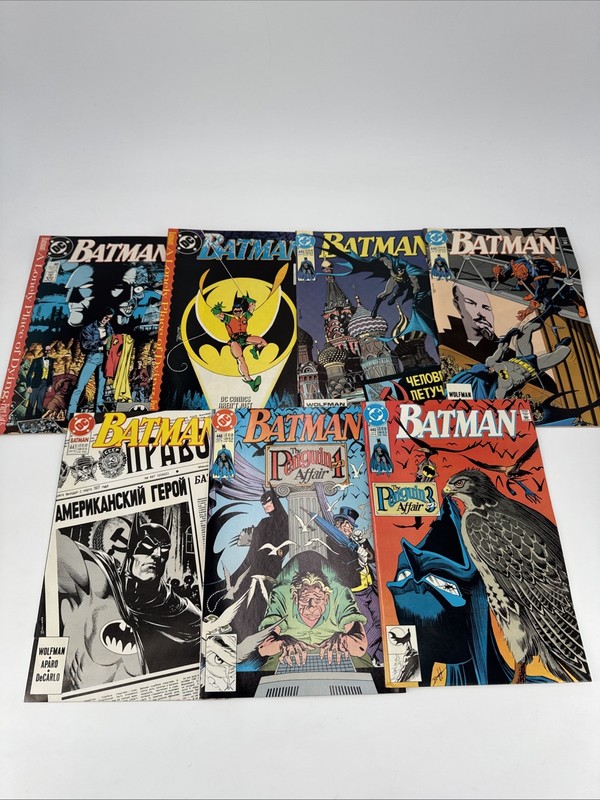 DC Comics Batman #441 442 445 446 447 448 449. Lot of 7. 1990. Fast Shipping