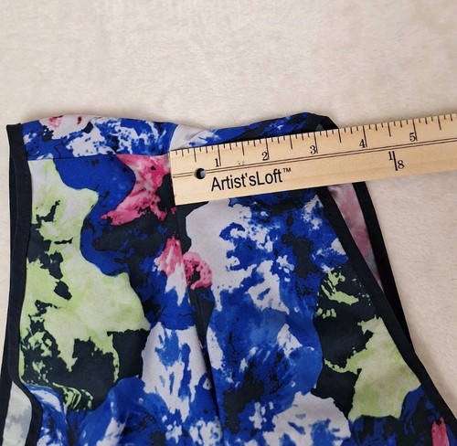 GAP Fit Women's Large Shirts Blue & Pink Sports Workout Athletic Running Lined - Picture 4 of 7