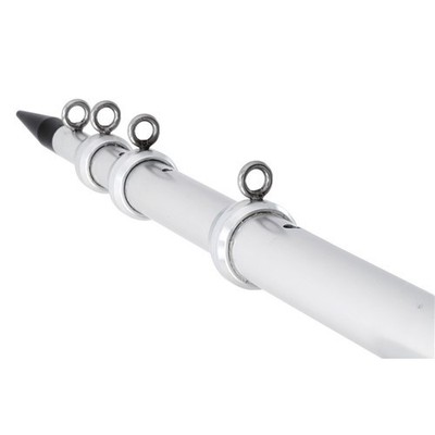 Tigress XD Telescoping Aluminum Outrigger Poles - 15' - 1-1/2'' OD Silver (88924)