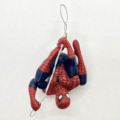 Marvel Spiderman Ornament Hanging Upside Down w/Web for Christmas Tree Superhero