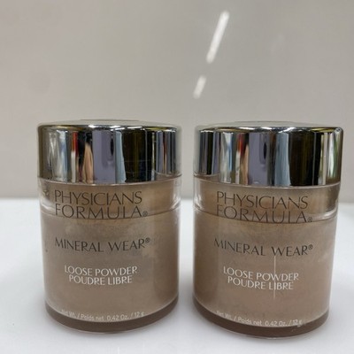 2 x Physicians Formula Mineral Wear Loose Powder SPF 16, Medium Beige- #PF10950