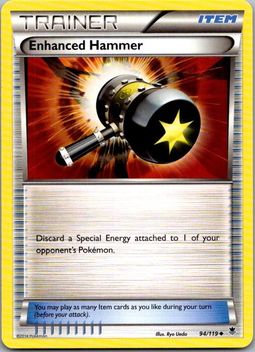 Enhanced Hammer 94/119 Uncommon Phantom Forces Pokemon Lightly Played