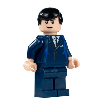 LEGO Batman I Bruce Wayne Blue Suit bat013 aus Batcave 7783 2006 (UV PRINTED)
