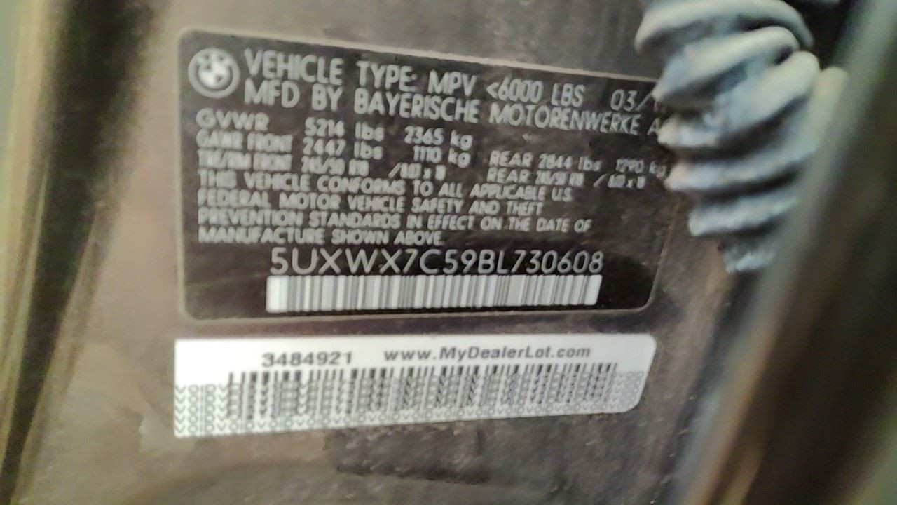 Rear View Mirror Automatic Dimming Fits 14-17 19 BMW i8 7127109