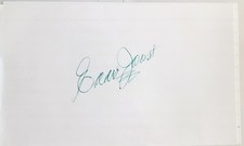 EDDIE JOOST PHILADELPHIA ATHLETICS SIGNED AUTOGRAPHED INDEX CARD 3X5