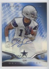 2014 Topps Platinum Auto Rookie Refractor Blue 33/99 Devin Street #18 Auto 2u3