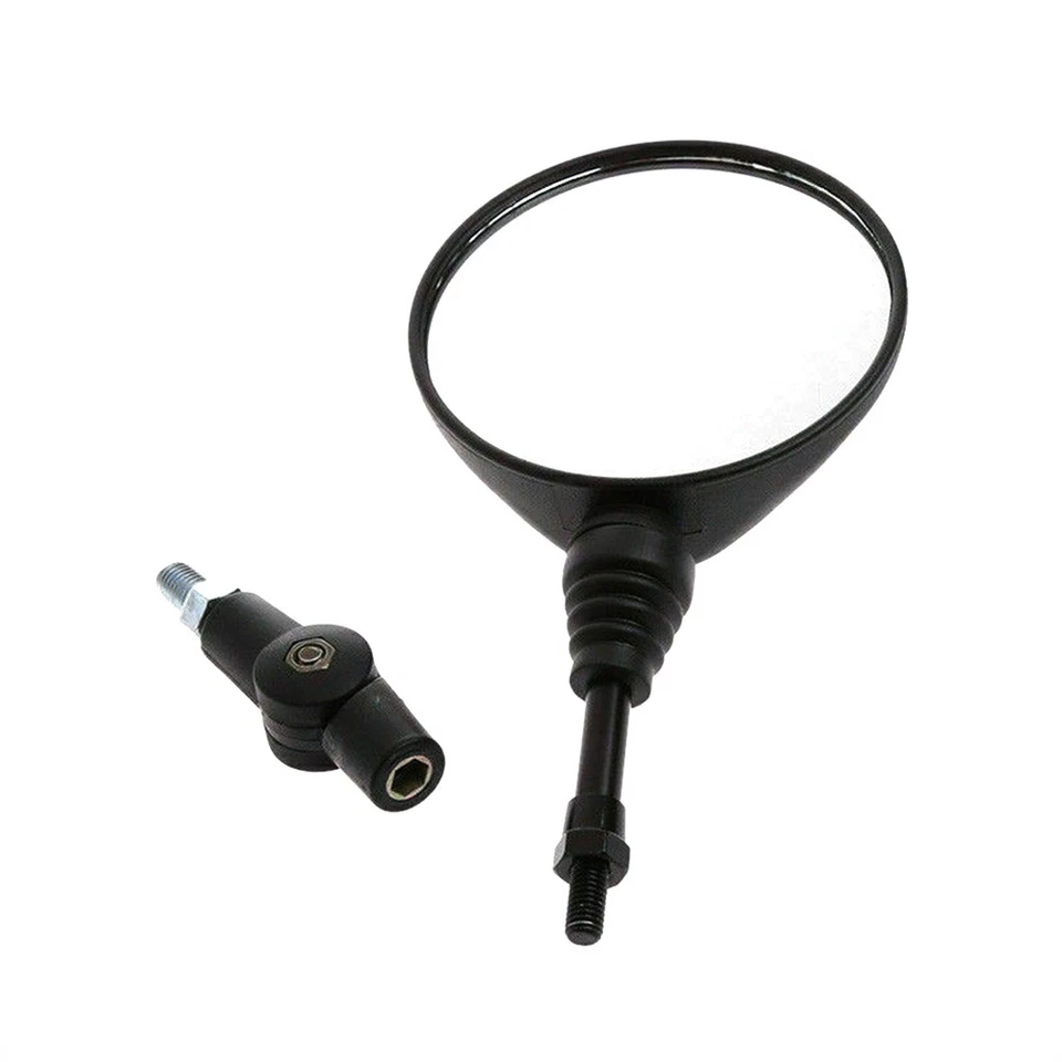 Round Thread Rearview Side Mirrors For Kawasaki KL250 KLR250 1978-2005 - Imagem 3 de 4