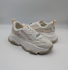 Image of Steve Madden Women's Possession Chunky Trainers - white / Grey Size UK 3 new