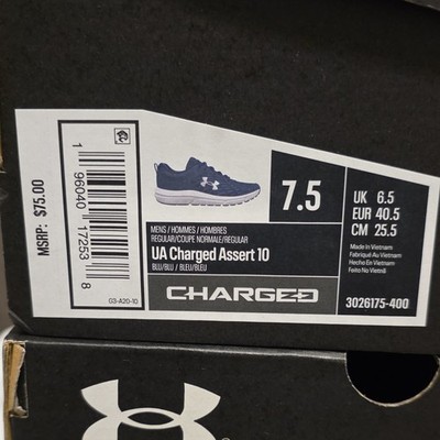 Under Armour Charged Assert 10 Academy Men s Blue 3026175-400