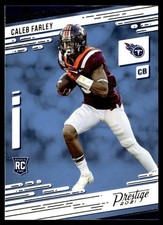 2021 Panini Prestige Caleb Farley Rookie Tennessee Titans #247