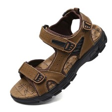Men's Sandals Summer Trending Leather Sandal Outdoor Casual Lightweight Beach