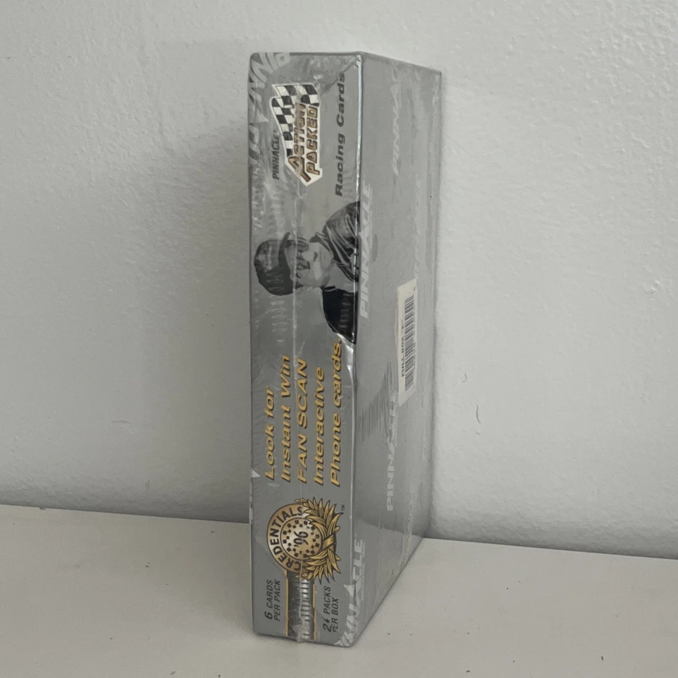 1996 Factory Sealed Pinnacle Action Packed Credentials Racing Box - 24 Packs - Image 4 of 4
