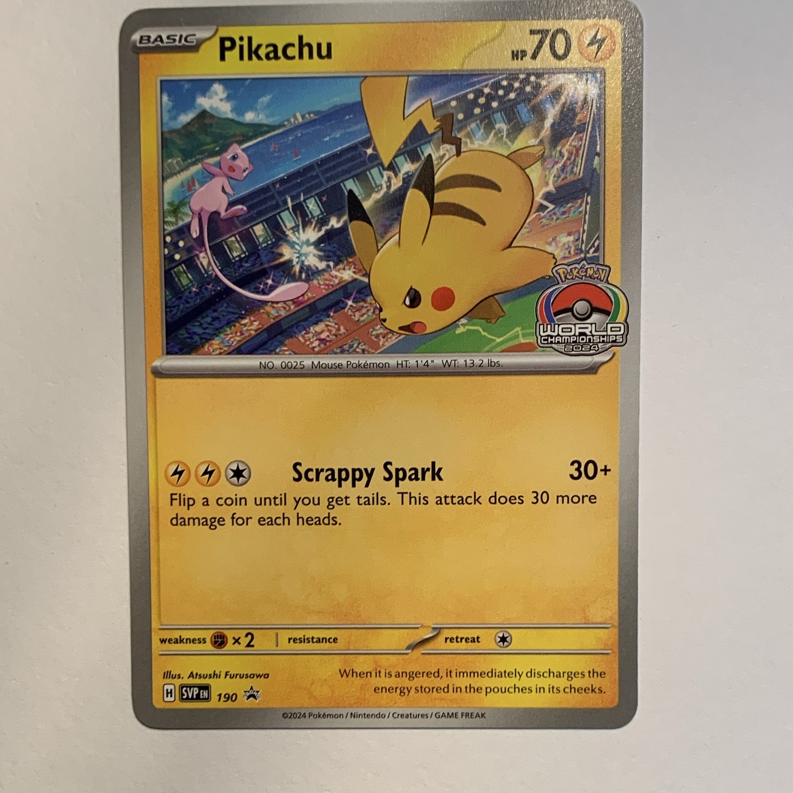 Pokemon Pikachu 190 Scarlet & Violet Promo