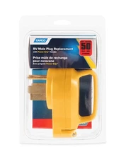 Camco PowerGrip Replacement Plug- Transform Your RV Plug Into a Safe and Durable