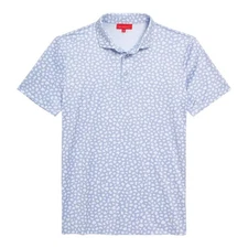REDVANLY Chatillon Golf Polo Men's Size LARGE Blue Performance NEW Retail $110 