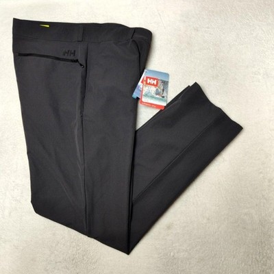 Helly Hansen Pants Mens 38 Black QD Sailing Boat Regular Quick Dry Stretch Tech