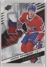 2018-19 SPx Rookies Premium Materials 10/25 Jesperi Kotkaniemi #R-JK a2k