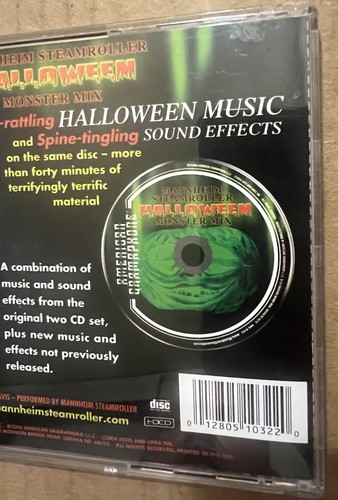 HALLOWEEN MONSTER MIX - Audio CD By Mannheim Steamroller Music Sound Effects - Picture 4 of 9