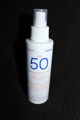 KORRES YOGHURT Sonnenspray Emulsion Gesicht u Körper SPF50 | 150ml