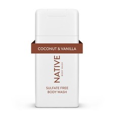 Native Coconut  Vanilla Body Wash 3 Ounce