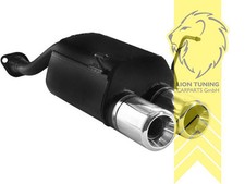 Ulter Sportauspuff für Honda Civic 7 Hatchback 1.4i 1.6i 2x100mm