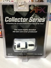 Rare AFX Collector Series Mega G Mustang Original Slot Car 1970 mach 1 white