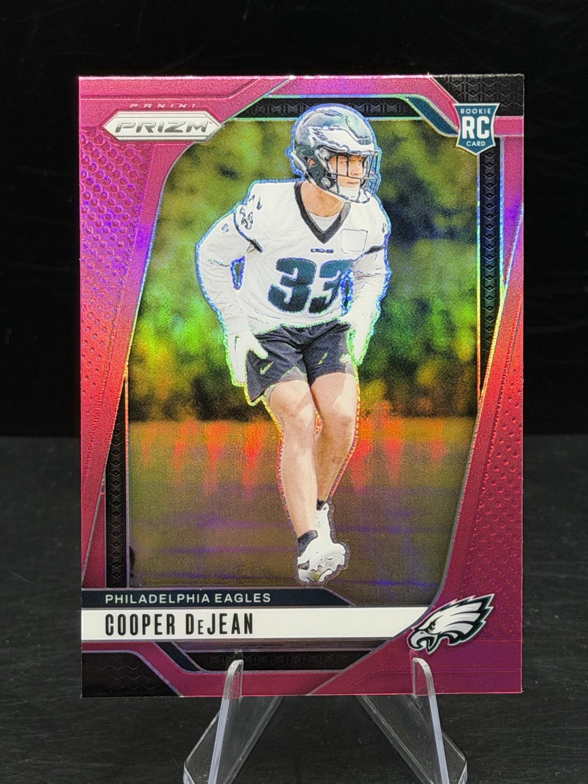 2024 Panini Prizm - Rookies Cooper DeJean #321 Pink Prizm (RC)