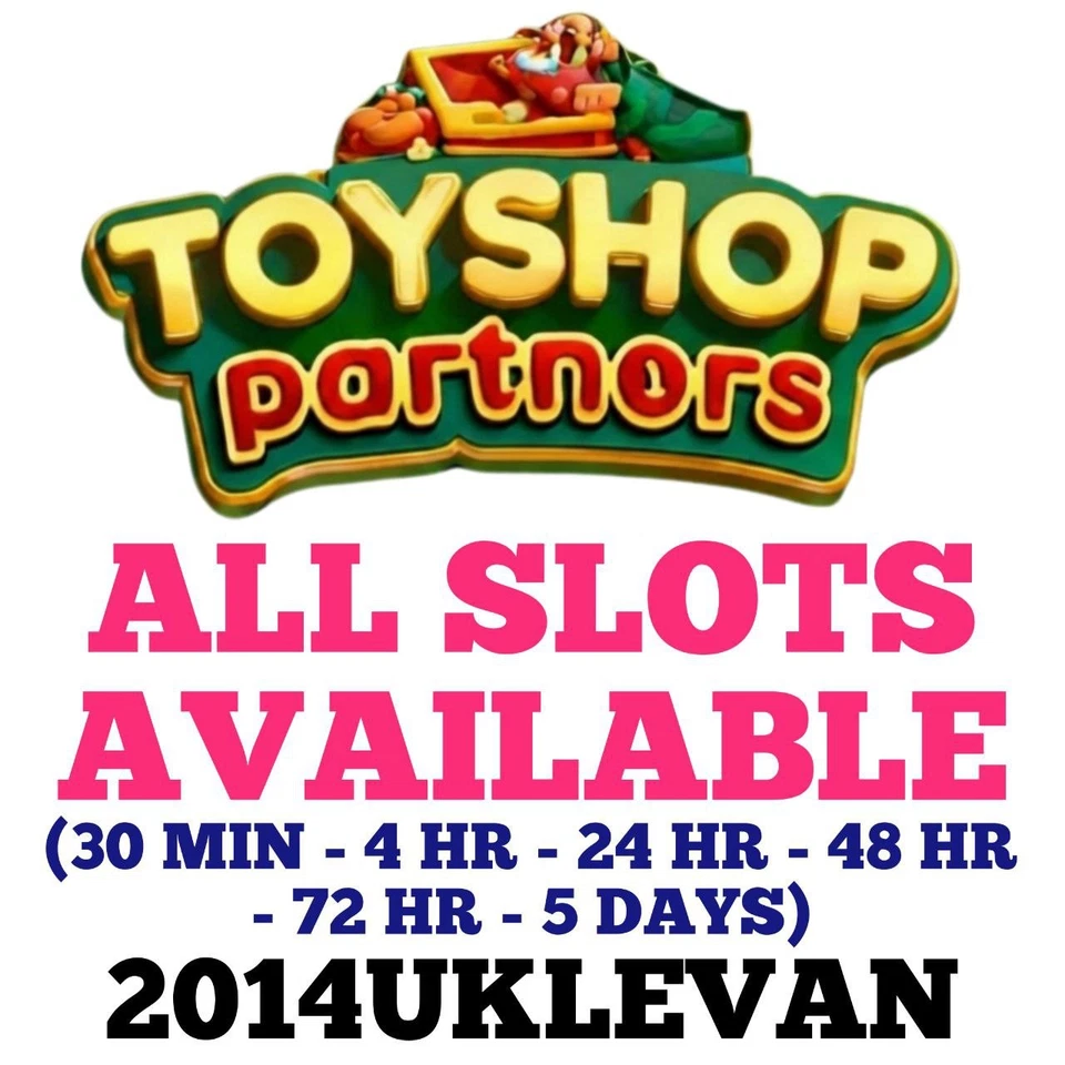 1 x PARTNER SLOTS - TOY SHOP PARTNERS EVENT - MONO_POLY_GO TOYSHOP PARTNER EVENT