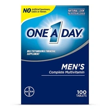 Lot 2 One a Day MEN'S Complete Multivitamin 100 tablets Exp: 01/2027