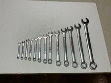 Vtg Craftsman 13 Pc Sae Combination Wrench Set Usa -vv Va Series 14 - 1
