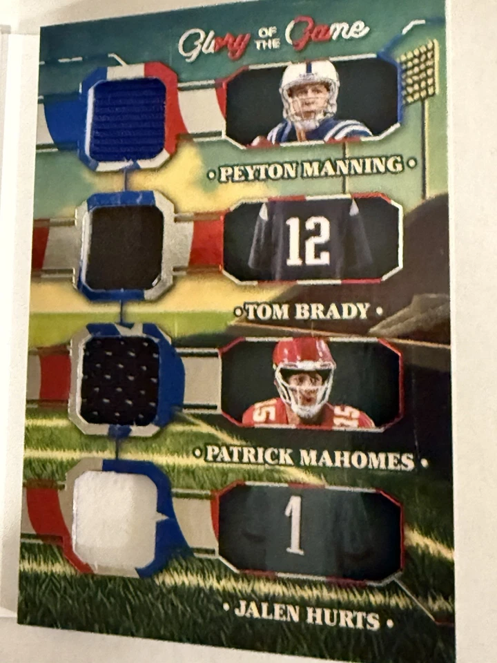 Leaf Glory of the Game 2025 12 Mem on the Field QBs 1/5 ¡Ver descripción! Foto 4 de 4