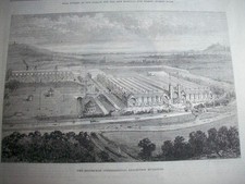 1890 EDINBURGH International Exhibition site Meggetland : magazine article iln
