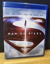 Man of Steel Blu-ray, 2013 DC Snyderverse Henry Cavill Like New No Digital