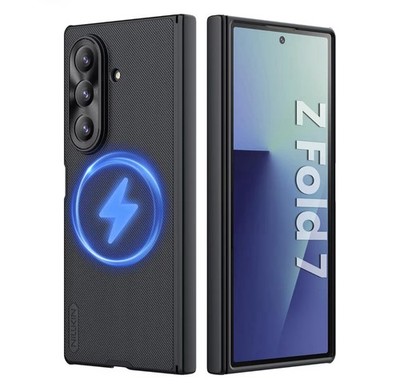 Nillkin Black Galaxy Z Food 7 5G Magnetic with hinge protection, thin front