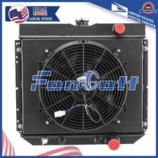 3 Row Radiatorshroud Fan Fit 1967-1970 Ford Mustang Mercury Falcon Fairlane Us