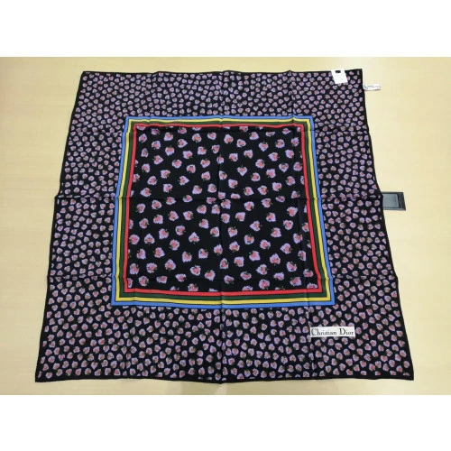 Foulard CHRISTIAN DIOR à motif feuilles