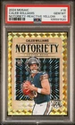 2024 PANINI MOSAIC NOTORIETY REACTIVE YELLOW #18 CALEB WILLIAMS RC /89 PSA 10
